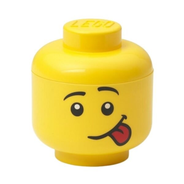 Žlutý úložný box ve tvaru hlavy LEGO®