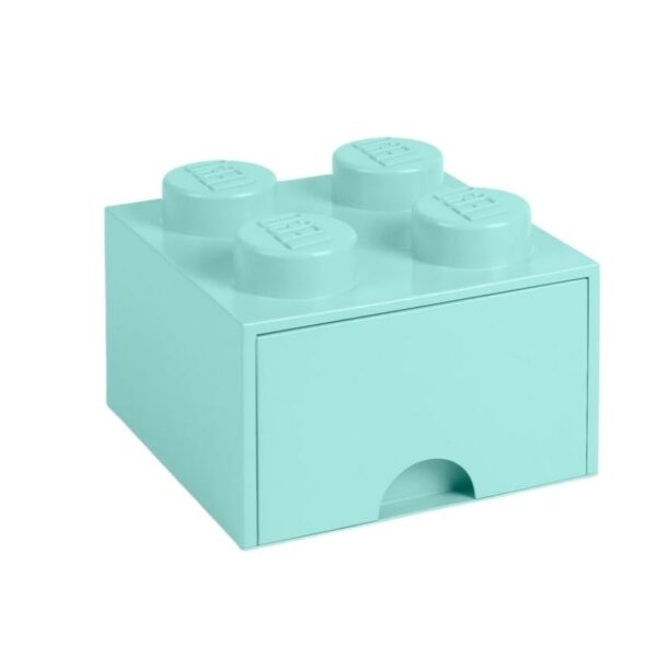 Tyrkysový úložný box LEGO® Storage 25