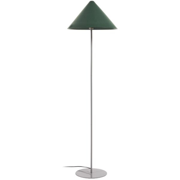 Zelená kovová stojací lampa Kave Home