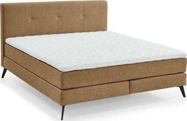 Hnědá boxspring postel 180x200 cm Jona